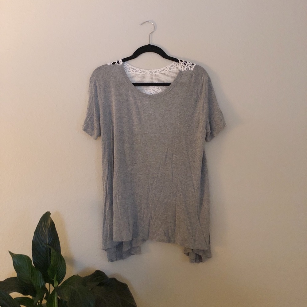Crochet back top